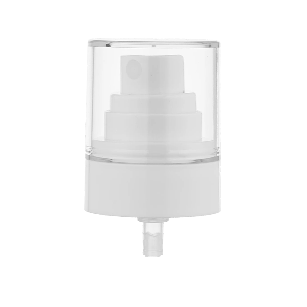 Pulverizador de niebla fina de doble pared 24/410 con resorte externo y media tapa AS